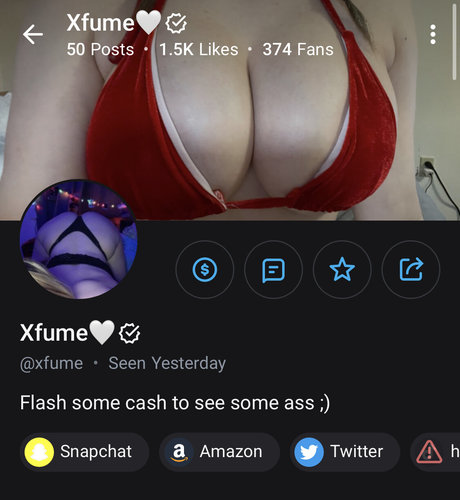 Xfume nude leaked OnlyFans pic