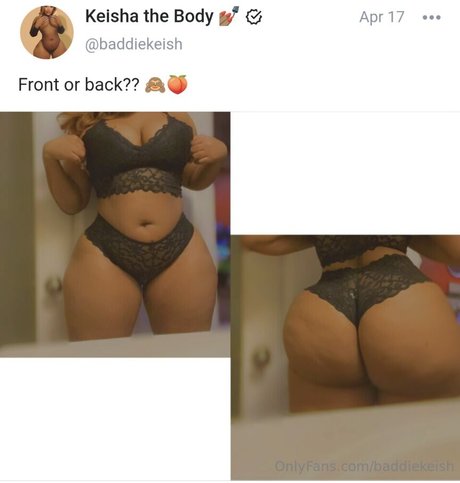 Baddiekeish nude leaked OnlyFans pic